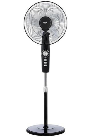 F49 Siyah 16 Inç 50w 4 Kademe 5 Pervane Döner Başlıklı Vantilatör