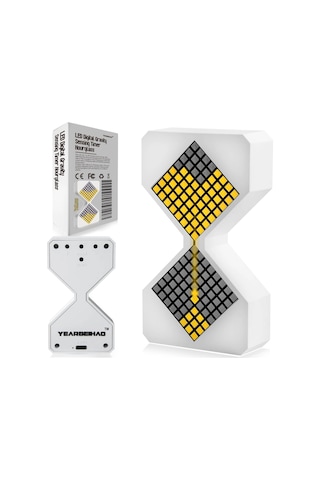 Modern Dijital Kum Saati & Led Dekoratif Zamanlayıcı 1-30 Dk