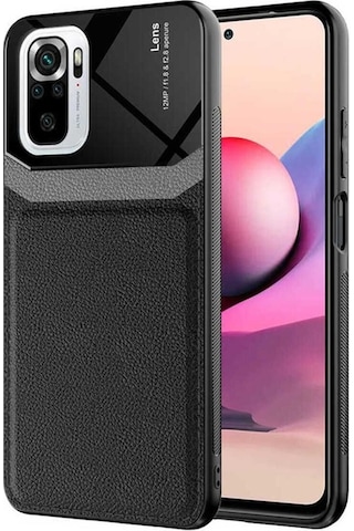 Xiaomi Redmi Note 10s Kılıf Zore Emiks Kapak Siyah