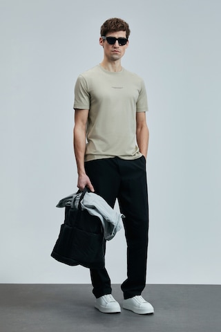 Lufian Valor Modern Grafik T- Shirt Bej Bej 111020242100550 Bej