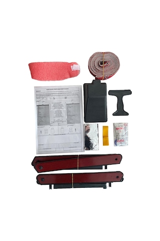 Bilgeden Eva Trafik Seti yangın Tüpü 4 Yıl Etiketli Araç Gri