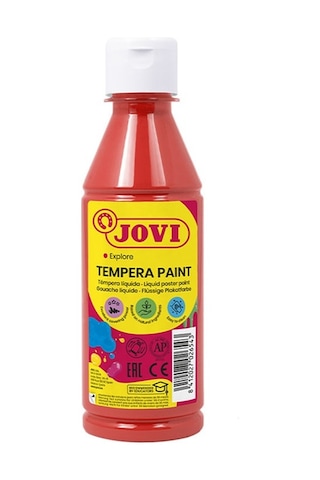 Jovı 502 Guaj Boya 250ml Kırmızı Çok Renkli