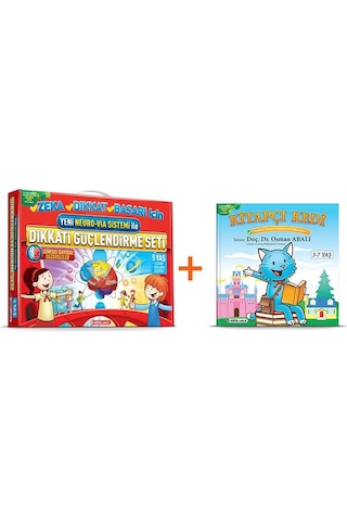 Adeda Dikkati Güçlendirme Seti 5 Yaş + Kitapçı Kedi