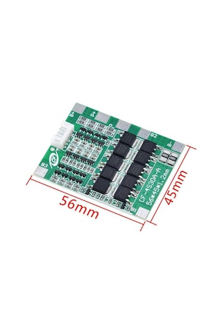 Jms 4s 30a 14.8v Li-ion 18650 Pil Bms Paketleri Pcb Koruma Kurulu Dengesi Kablolu Entegre Devreler