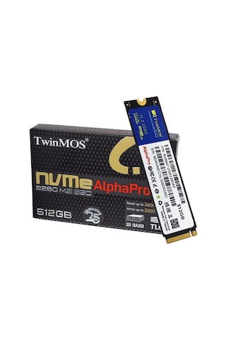 Twinmos Alphapro 512gb Nvme M.2 Ssd 3600/3250mb/s
