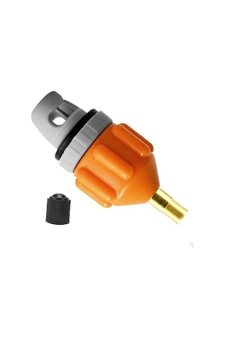 Turuncu Kürek Kurulu Şişme Yatak Kano Ve Kano Pompası Hava Valfi Şişirilmiş İçin Kompresör Adaptör Dönüştürücü