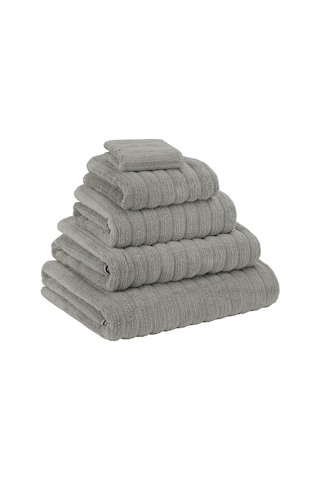 Hydrocotton Havlu Kabarık, Emici Ve Çabuk Kuruyan %100 Pamuklu Tekli Gri