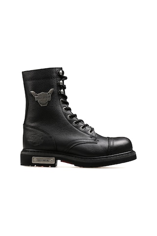 Harley Davidson COLMAR Unisex BLACK / BASKILI DERİ Bot Harley Davidson COLMAR Unisex BLACK / BASKILI DERİ Bot