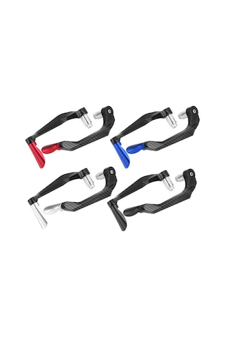 MOTOSİKLET MANET KORUMA ALEMİNYUM (KARBON DESEN) SİYAH