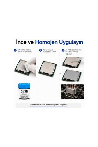 Mn1106tm 10 Gr Gri Termal Macun 1.93 W/mk Cpu Gpu Laptop Ekran Kartı Chipset Ps4 Ps3 Pc Soğutucu Macun
