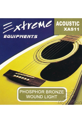 Extreme Xas11 Takım Tel Akustik Gitar Teli 011-