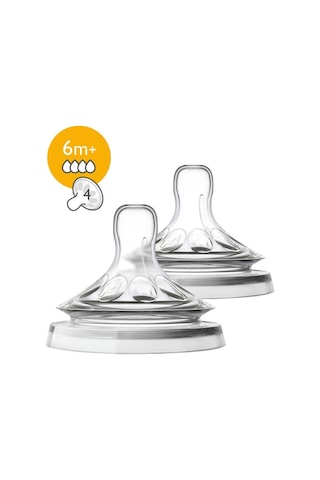 Philips Avent Natural Hızlı Akış 6 M 4 Delik + Ay Biberon Emziği