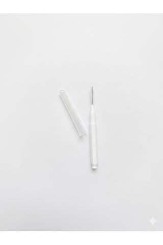 Hannah Diş Arası Arayüz Fırçası Beyaz 0.4 Mm Kıvrılabilir Başlık Orta Sertlik Plastik Sap 10 Lu Paket