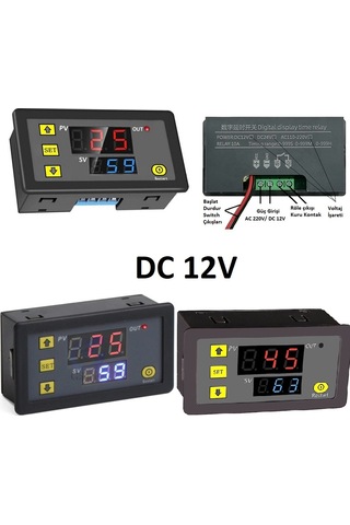 Yate10 T3230 12v/20a Timer Zaman Rölesi