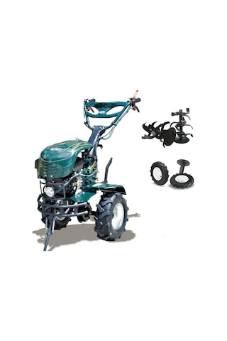 Kaan 26 S Delux 7 HP 2+1 Benzinli Çapa Makinesi + Çapa Alt Grubu + Teker Takımı + Karık Açma