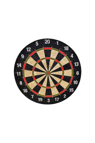 Dart 45cm Profesyonel Sisal Sert Kıl Dart Tahtası 6 Adet Dart Oku