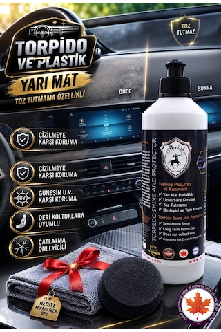 Torpido Parlatıcı Ve Koruyucu Pro 500ml + Bez Ve Sünger Hediye 1 adet
