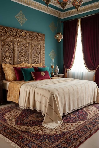 Doğal Pamuk , Yumuşak , Çok Amaçlı Örtü , Koltuk Örtüsü , Çift Kişilik Pike 200 X 240 Cm - Çizgili Çok Renkli