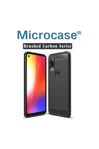 Microcase Motorola Moto One Vision Brushed Carbon Kilif+Cam(Seç) 364466093