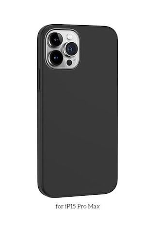 Hoco Pure Series Apple iPhone Uyumlu 15 Pro Manyetik Silikon Kılıf- 5775 Mavi