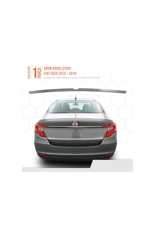 Fiat Egea Bagaj Üst Kromu Nikelajı 2016 Sonrası