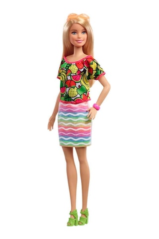 Barbie Crayola Mevyeli Tasarım Bebeği Gbk18