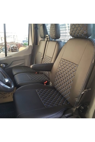 Ford Transit Tek Kabin Araca Özel Deri Oto Koltuk Kılıfı (480090974)
