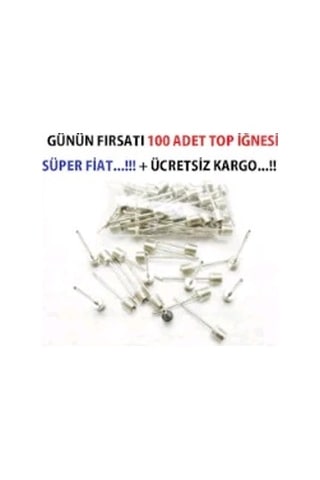 Futbol Topu İğnesi 100 Adet