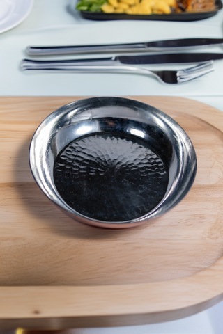 Cuvesta El Yapımı Modern Kalın 1.5mm Bakır Tabak 20x4cm