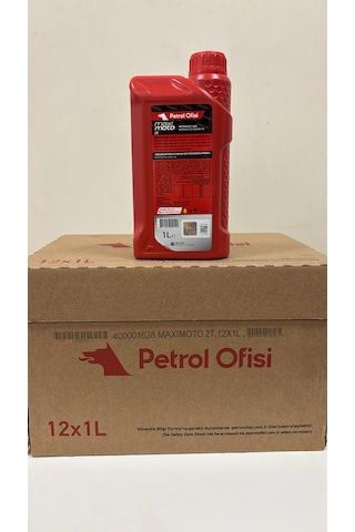 Petrol Ofisi Maxımoto 2t Scooter Motosiklet Yağı 1 Lt X 12 Adet