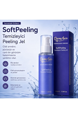 Dermaura Softpeeling Temizleyici Peeling Jel Ölü Deri Arındırıcı Yüz Peelingi 100 Ml