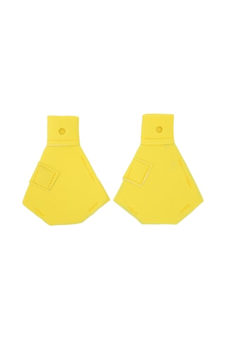 Moveevo Piliçler İçin Yumuşak Kolluklu Ayak Koruması Botları - Yumuşak Kumaş, Esnek Ve Kolay Giyilebilir Sarı M