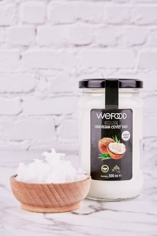 Wefood Organik Hindistan Cevizi Yağı Soğuk Sıkım 300 ML