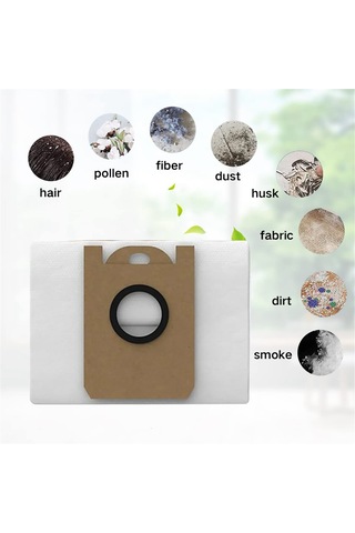 Xiaaokeji Bobsweep Dustin Ve Orb-ı Robot Süpürge Parçaları Toz Torbası İçin