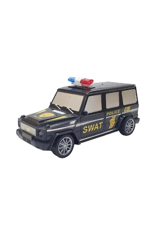 Uzaktan Kumandalı Mercedes Polis Jeep 1:20 Ölçek 18 Cm Siyah - 13578-887 Lisinya