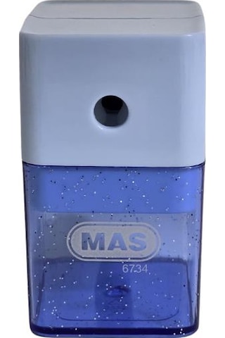 Mas 6734 Masaüstü Kollu Kalemtraş - Mavi