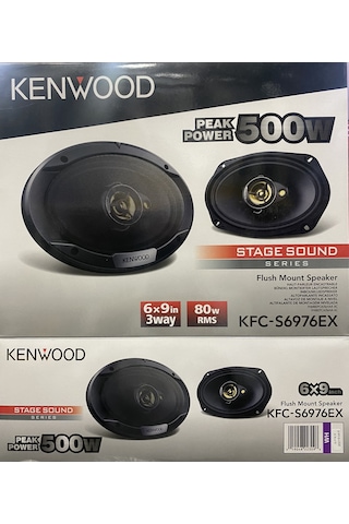 Kenwood Kfc-S6976Ex 500Watt 80Rms Amfi Uyumlu İki Adet