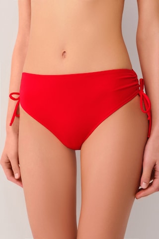 Suwen Yanı Büzgülü Bikini Alt Sbn25820c082 Kırmızı