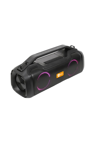 Lecoo DS153 Bluetooth 5.0 80W IPX5 Su Geçirmez RGB TWS Taşınabilir Hoparlör Siyah