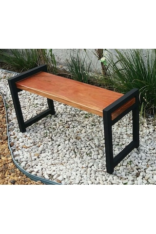 Halevia Metal Ahşap Oturma Bench.