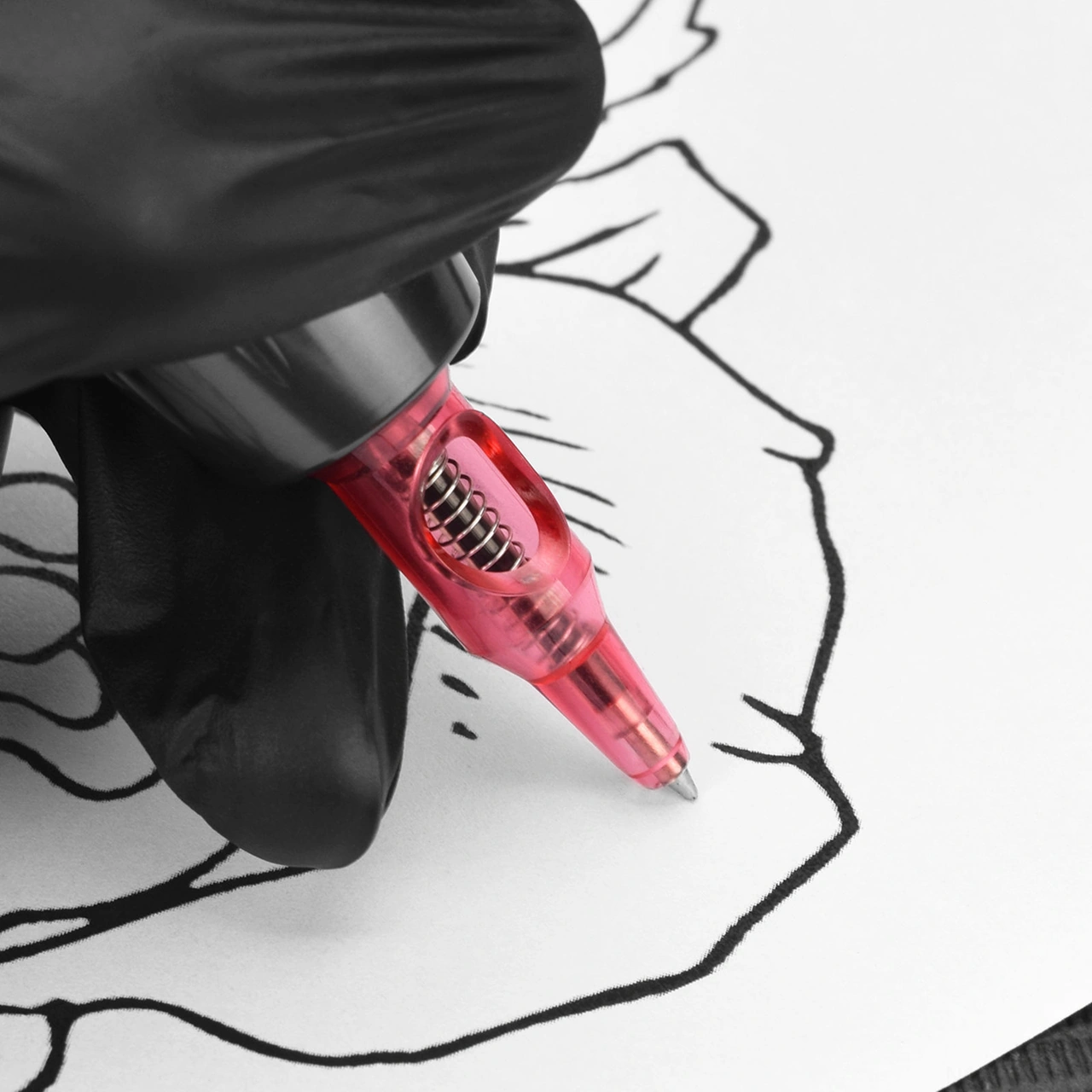 Dofolink 20 Adet Tattoo Pratik Kartuşları - Yeni Başlangıçcılar İçin Yüksek Kaliteli Pvc Uçlu 0.5mm Uç, Çoklu Renk Seçeneği, Tek Tek Paketli, Spinner Ve Makine Uyumlu