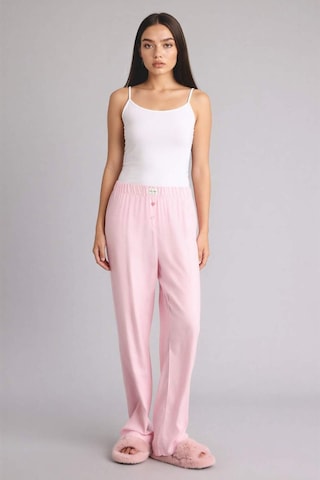 Defacto Regular Fıt Flanel Alt G1908ax26sppn149 Pembe-pn149