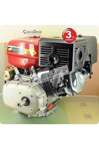 Goldmoto Gm440E Benzinli Motor 15 Hp Marşlı Krank Mili Kamalı