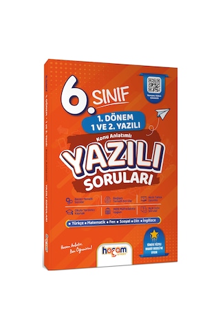 Hocam Anlatır 6. Sınıf Konu Anlatımlı Yazılı Provaları Tamamı Video Destekli-hediye Planlama Kitapçığı-169889