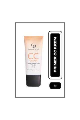 Golden Rose Color Correcting Primer CC Krem 02 Orange