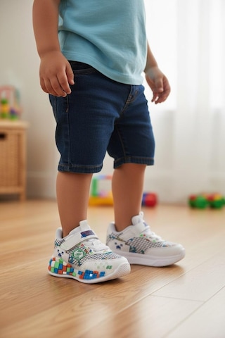 Tuğba Ortopedi 03 Erkek Bebek Işıklı Rahat Sneaker Beyaz