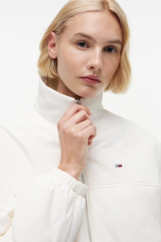 Tommy Hilfiger Tjw Kadın Dolgulu Dik Yaka Ancient White Ceket-16391 Beyaz