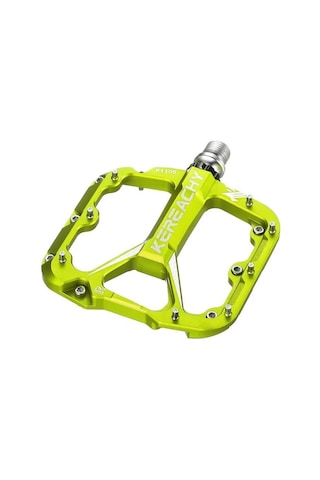 Kereachy 3 Rulmanlı Alüminyum Alaşımlı Mtb Freeride Bmx Geniş Platform Bisiklet Pedalı Yeşil