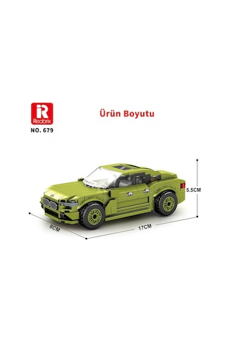 Reobrix Creator 679 Bmw X6 Araba Suv Yaratıcı Yapı Blok Seti Building Blocks - 452 Parça