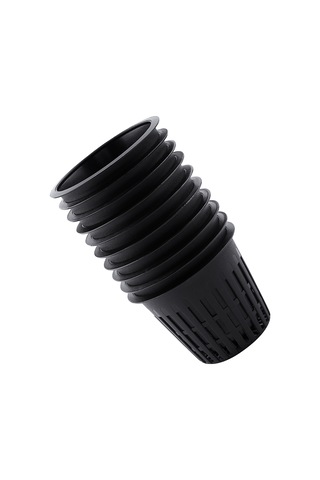 Springsun 10 Adet Siyah Su Bitkisi Yetiştirme Sepeti - 8.3cm Dış Çaplı Pp Plastik Materyal - Dayanıklı Ve Su Tasarruflu